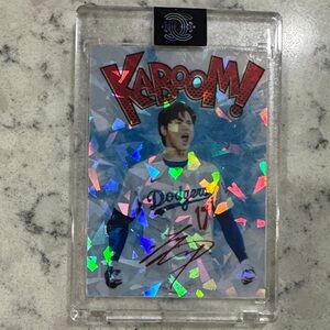 Kaboom! Dodgers Holographic Baseball Card